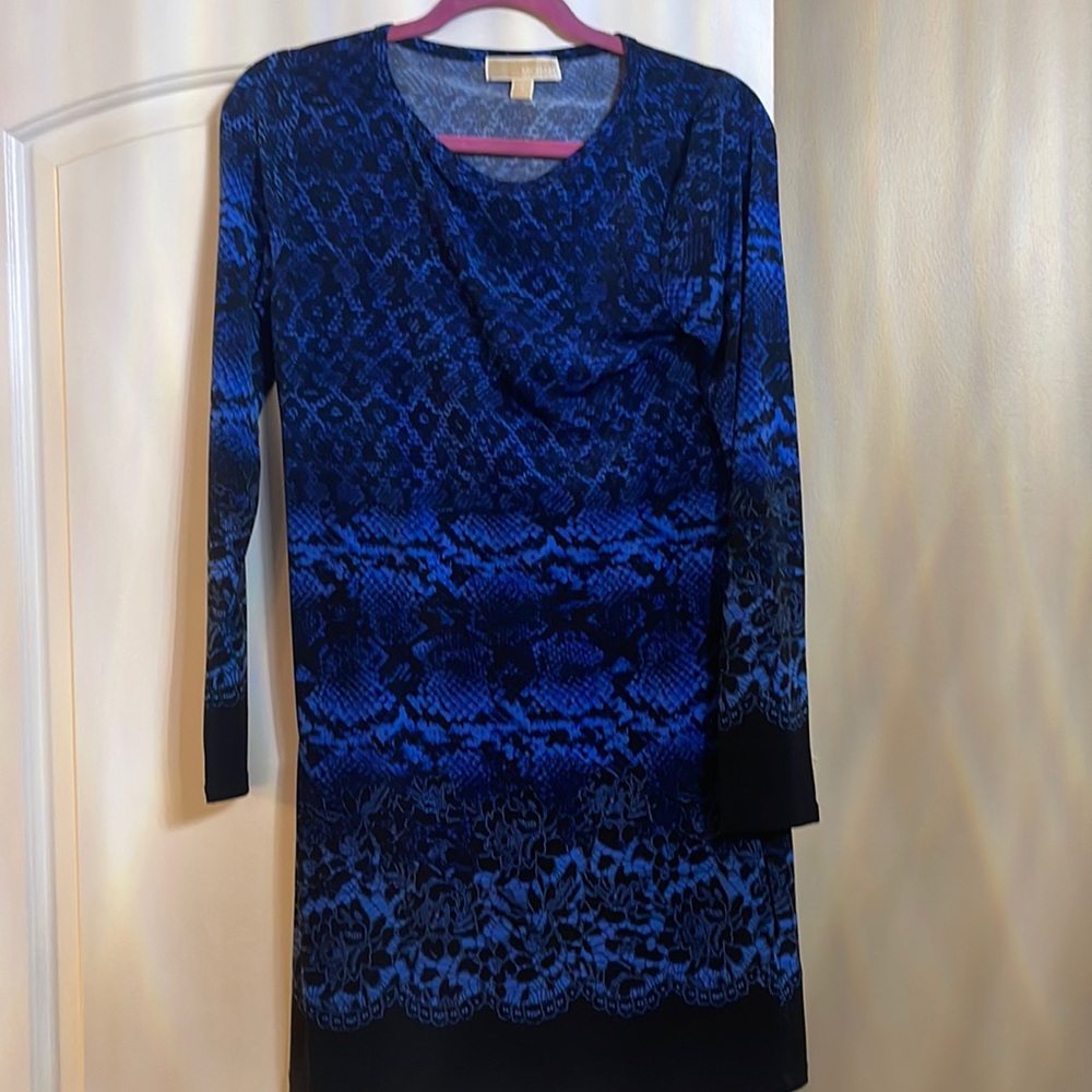 Michael Kors blue print dress